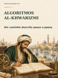 Capa do ebook Algoritmos, Al-Khwarizmi: um caminho descrito passo a passo.