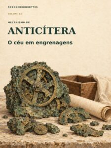 Capa do ebook Mecanismo de Anticítera: o céu em engrenagens.